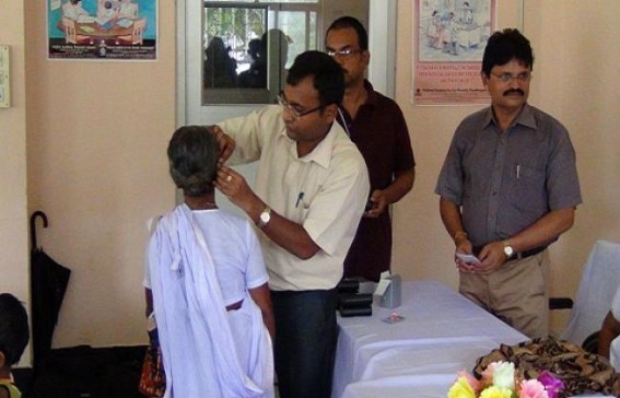 Digital hearing aid distributed among 100 handicapped people at Kailasahar